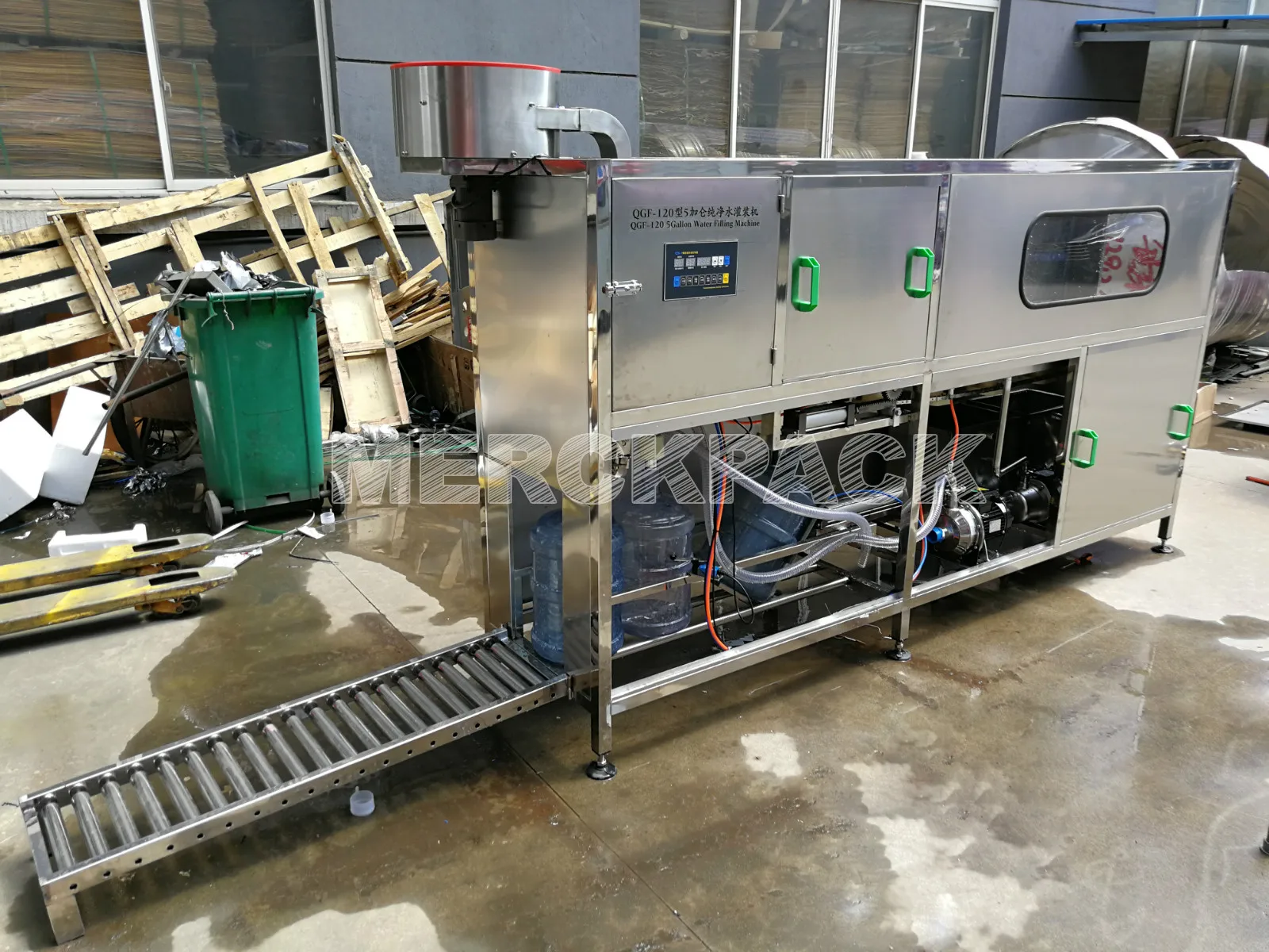 20 liter 5Gallon Water Barrel Jar Filling Machine Equipment / 5Gallon Pure Water Bottling Machine Plant 120BPH