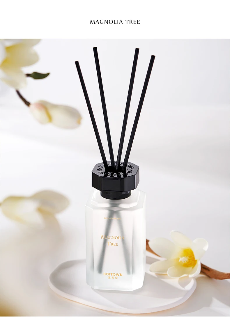 Wholesale Customized Home Decor Luxury Air Freshener Perfume Reed Diffuser Gift Set For Women With Gift Box