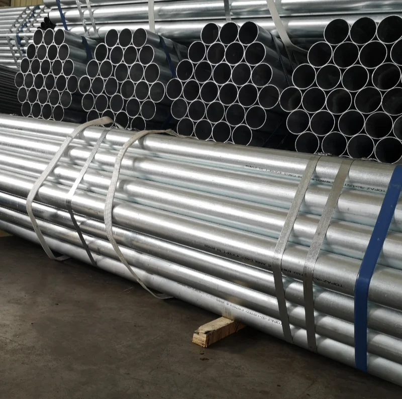 1/2/-8 inch 50mm hot-dip galvanized round welded pipe