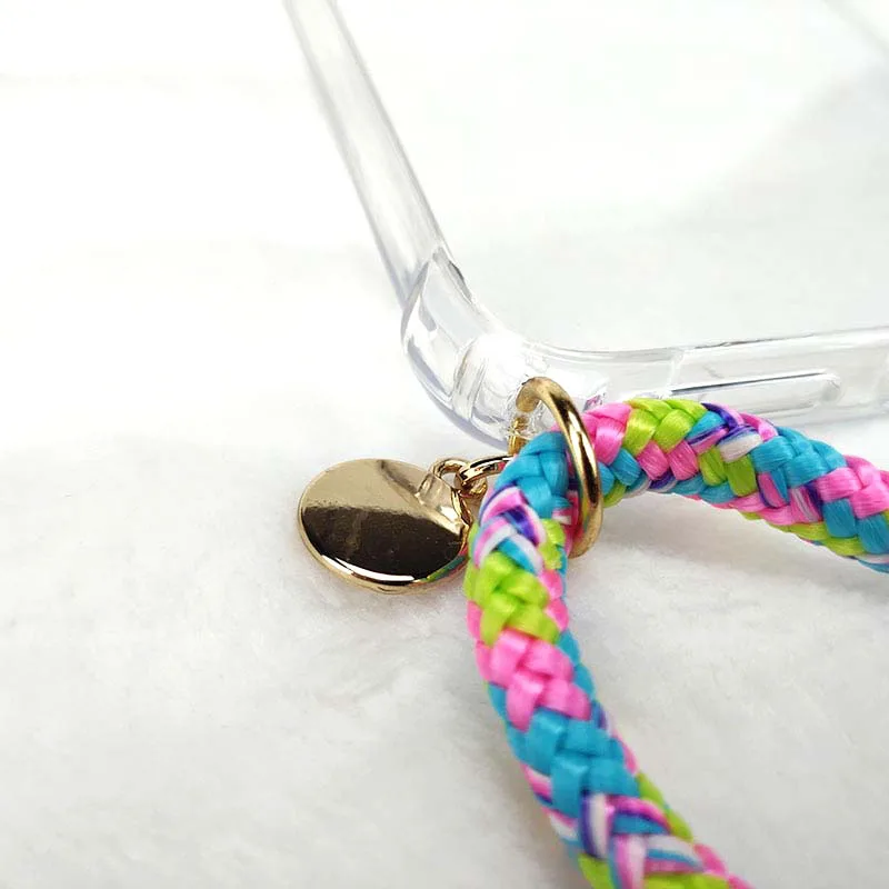 2020 New fashion mobilephone phone case   for phone X XS Mobil Rope Phone Case With Rope