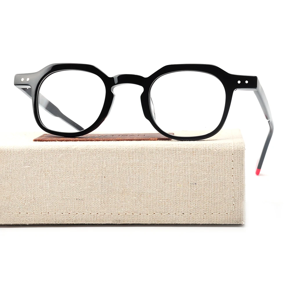 Clear frame handmade acetate eyeglasses 2022 new style in stock