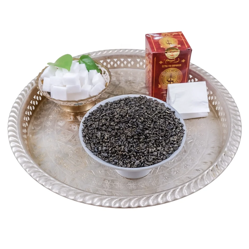 FREE SAMPLE chinese the vert de beverages green tea Gunpower 3505 3A for popular Africa