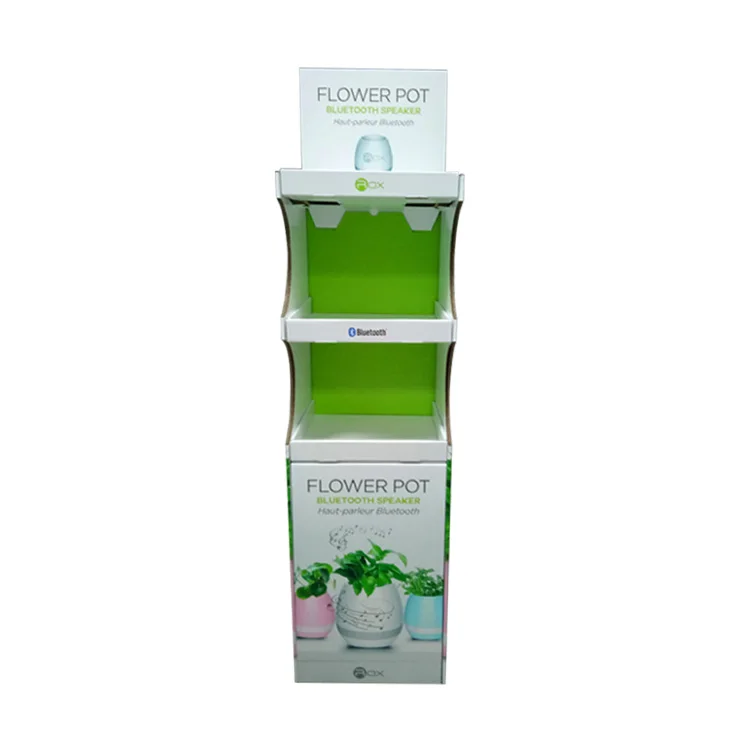 Высококачественная картонная витрина YJ розничная напольная индивидуальная для пива/вина/воды/бутылок