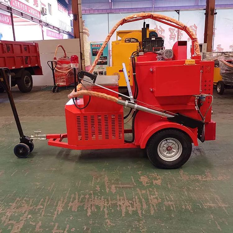 New Walk Behind Asphalt Pavement Grouting Machine With Small Hand Push Asphalt Crack Sealing Asphalt Sewing Machine