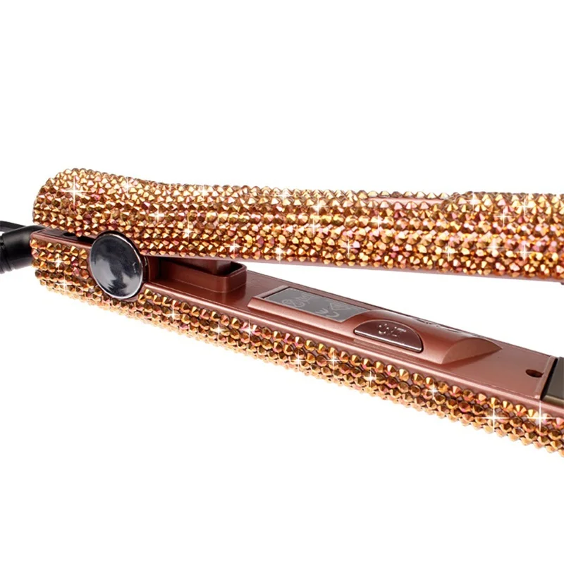 
Portable Titanium Hair Flat Irons Wholesale Bling 450f Flat Iron Titanium MCH PTC Hair Straightener Can Custom LOGO MOQ 1pcs 