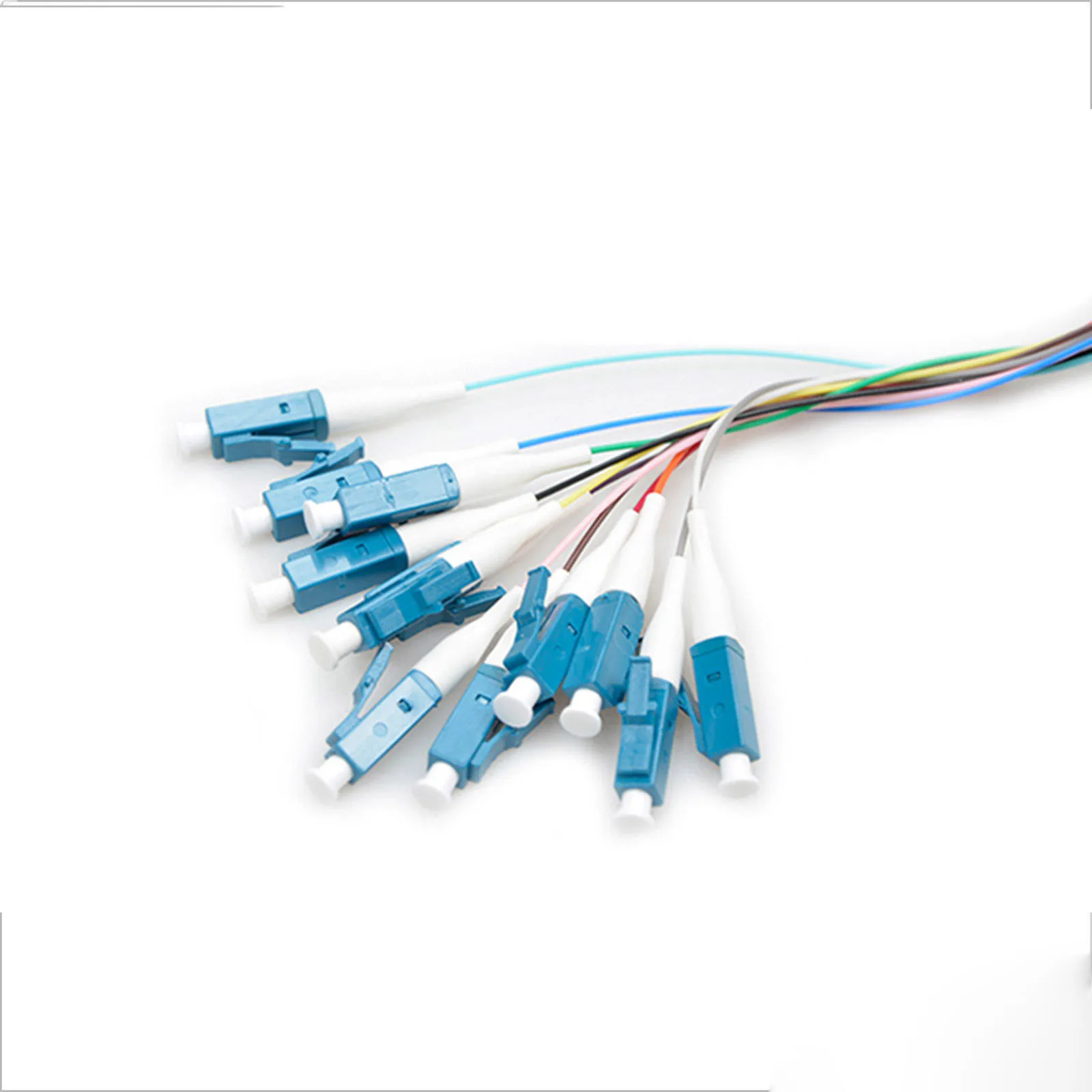 Multi Mode Outdoor 48 Core Fiber Optic Patch Cord LC UPC 144 ct 12 Fiber Optic mpo mtp Ruggedised Pigtail