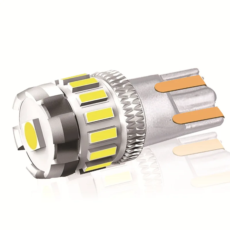 Светодиодные лампы W5W T10, светодиодные лампы Canbus, 4014 3020 SMD для автомобильной парковки, подсветка для внутренней карты, Купольные огни 12 В, белая автомобильная лампа 6500 К