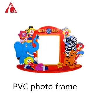 Custom eco friendly soft rubber magnet 3d photo frame for home wirh logo OEM promotional souvenir gift photo frame