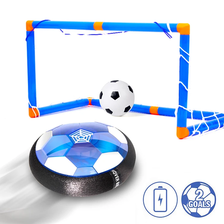 Balin Cheap Price Indoor Hover Soccer Ball toy set for Children Kids Game with 2 Goals and Led Lights Hover Hockey Set Toys