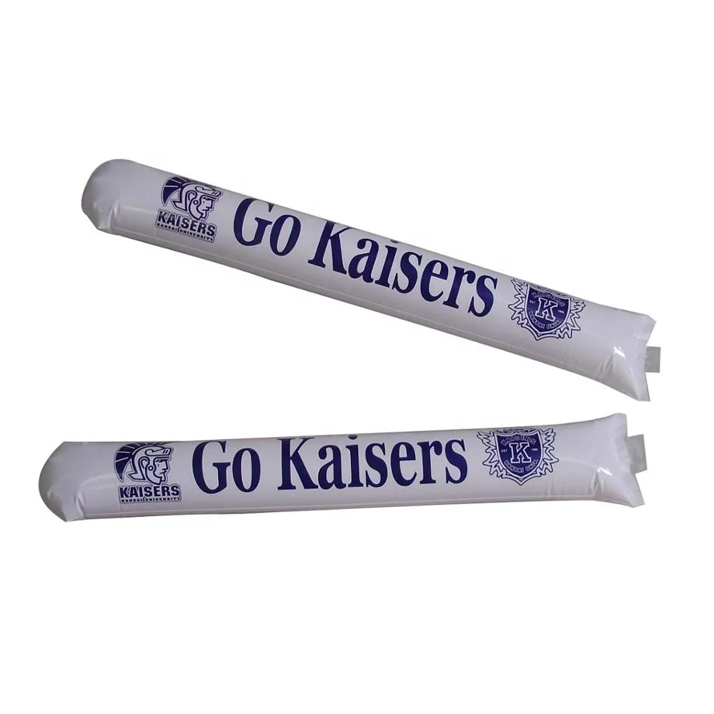 
Round Head promotional inflatable cheering pong pong sticks noise maker thunderstick 