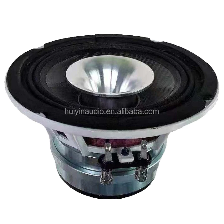 650-040 Neodymium 6.5 Inch Car Coaxial Speaker 200W RMS 2 Inch HF Tweeter Carbon Cone Full Range Coaxial Speakers For Car Audio