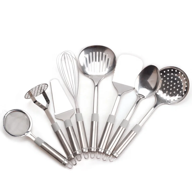 
Premium Kitchen Accessories 19 Piece Nonstick Cooking Tools Stainless Steel Kitchen Utensils 
