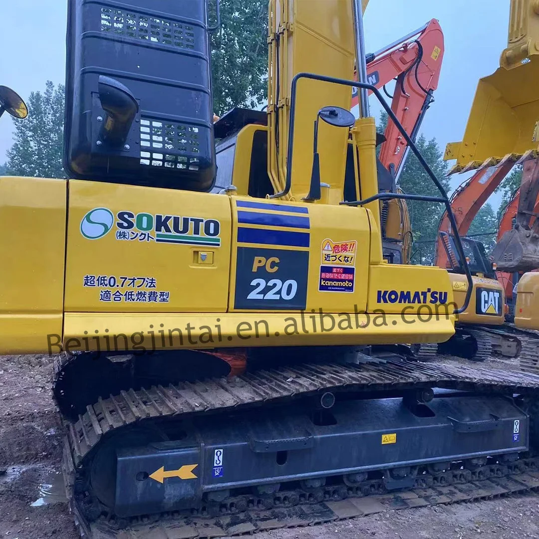 Экскаватор KOMATSU PC220 22ton большой Komatsu PC200 PC240 японский изготовленный б/у PC300 PC400 PC450 для продажи