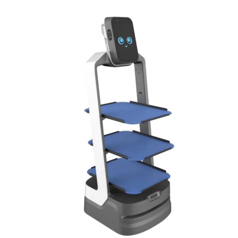 Robot Server for Hotel Restaurant Dish Recycle Service Restaurant Trolley Food Delivery Robot Food Delivery Service Robot