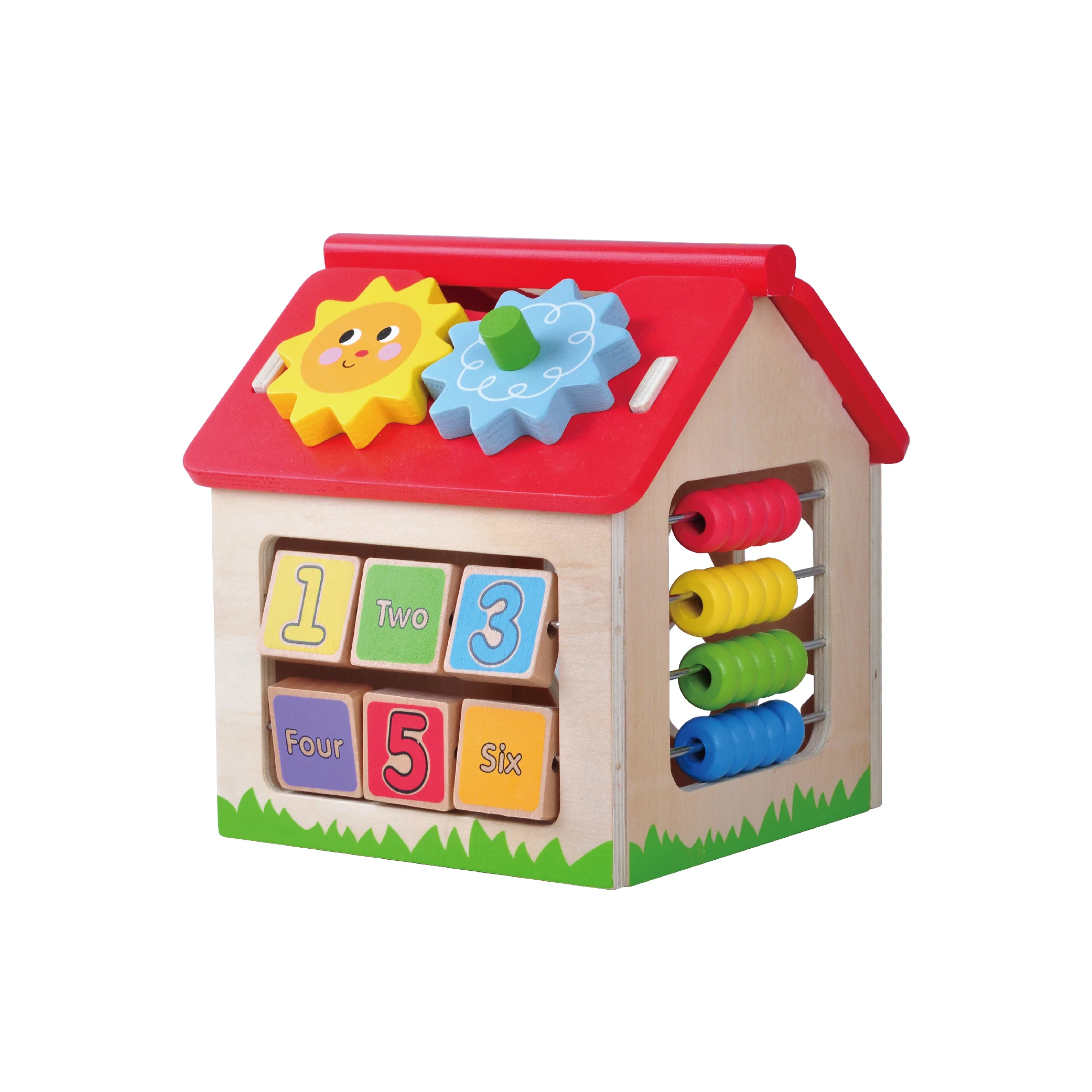 Wooden Intelligence toy Early childhood educational multifunctional wisdom house and musical instrument