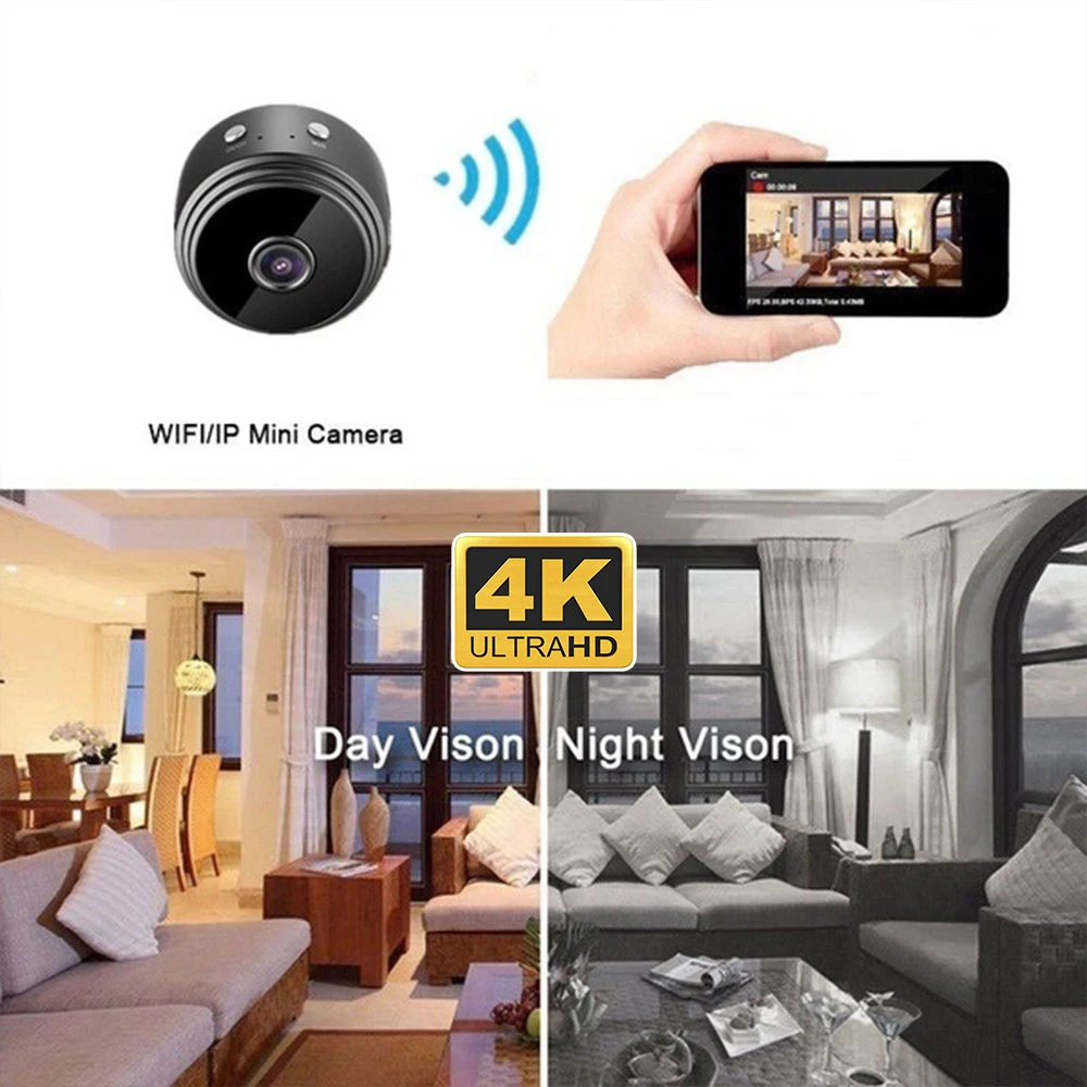  1080P видео регистратор A9 Wifi беспроводной экшн умный дом безопасности P2P микро мини