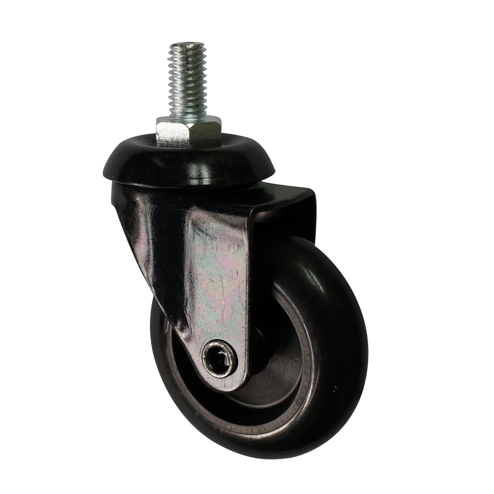 2 Inch black TPE swivel wheel castor furniture caster