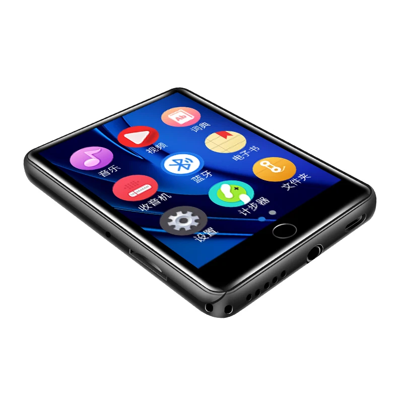M7 металлический MP4 плеер Bluetooth 5 0 встроенный динамик 2 8 дюймов большой сенсорный экран mp3 Электронная книга шагомер запись