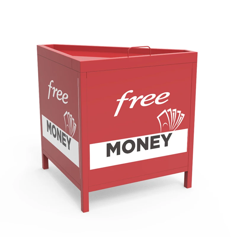 
Metal folding promotion table 