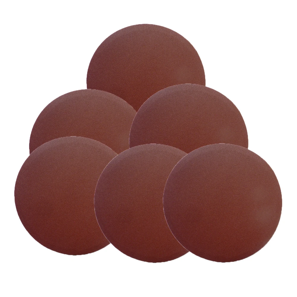 Лидер продаж, коричнево-красный абразивный шлифовальный бумажный диск с электропокрытием 125 мм для дерева