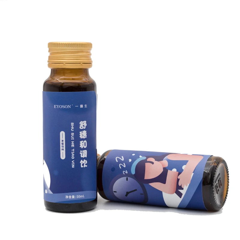 Природный ферментированный травяной напиток для улучшения сна, травяной экстракт, фермент, растительные пептиды для облегчения беспокойства