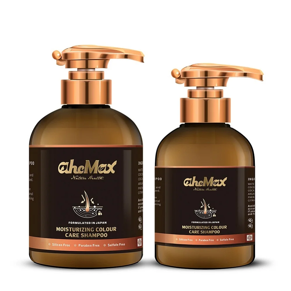 AHCMAX Famous brands private label organic shampoo mild refreshing moisturizing shampoo for hair with argan oil,sulfate free