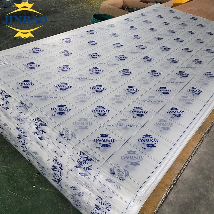 JINBAO индивидуальный литой органический подводный прозрачный плексиглас 2 мм цена печать на акриловом стекле для картинных рамок