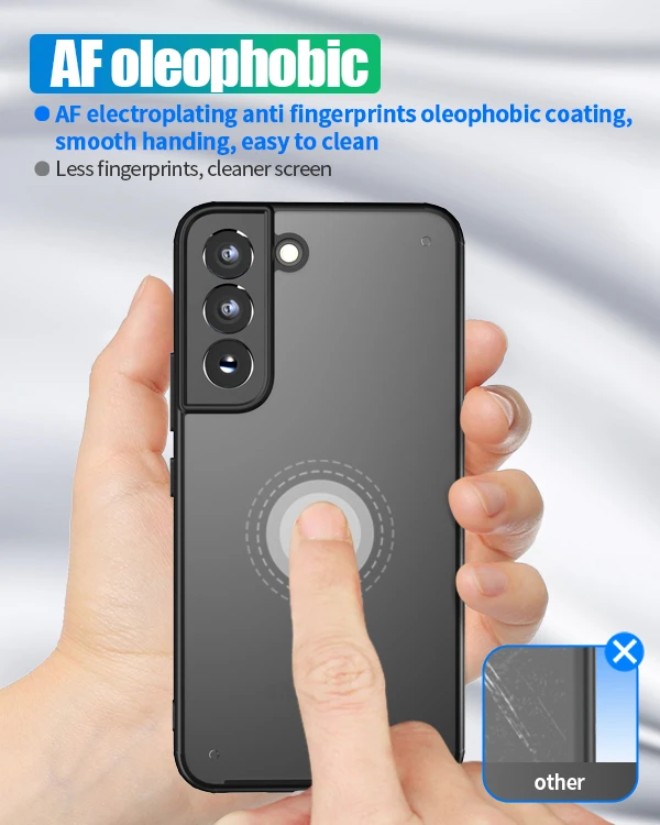 Blueo transparent protective case For samsung galaxy s21 ultra s 21 plus s22ultra s22plus for samsung luxury phone case