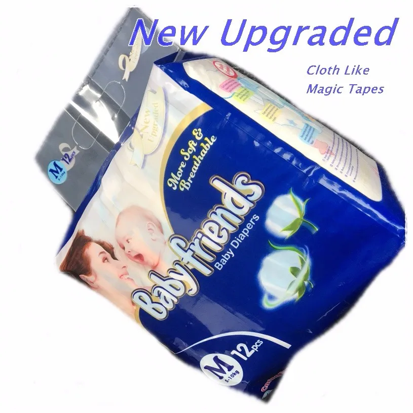 Disposable BABY FRIENDS baby nappy baby diaper manufacturers in china