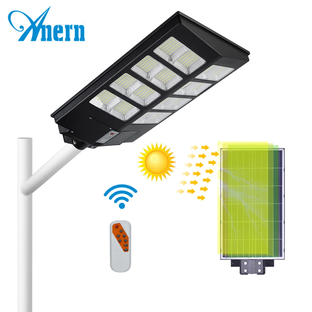 All in one 300 w 400 w street lighting industrial solar street light