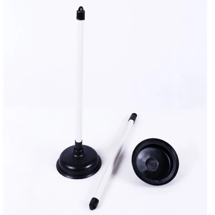 Black toilet suction PVC suction cup White plastic sewer pipe dredge