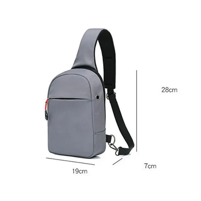 BSCI custom waterproof luxury men chest bag Sling Men Crossbody side for men travel bags casual cross body chest shoulder sling
