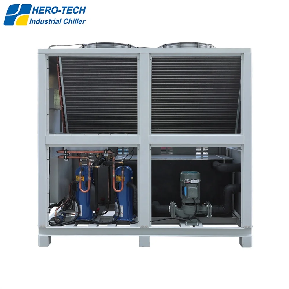 25HP Low Temperature Scroll Compressor R404a Refrigerant Portable Glycol Water Chiller