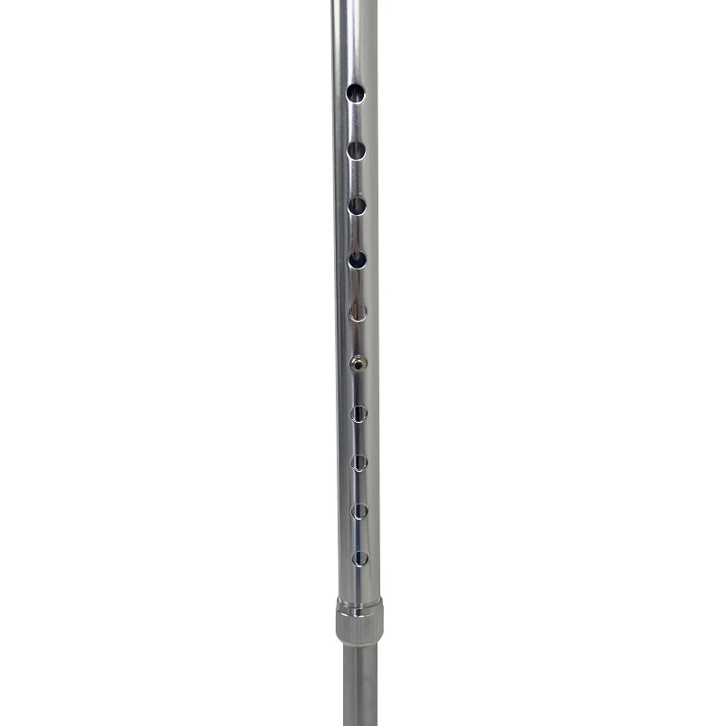 Four-legged base anti-slip crutches one-click adjustment easy-to-use anti-slip massage crutches