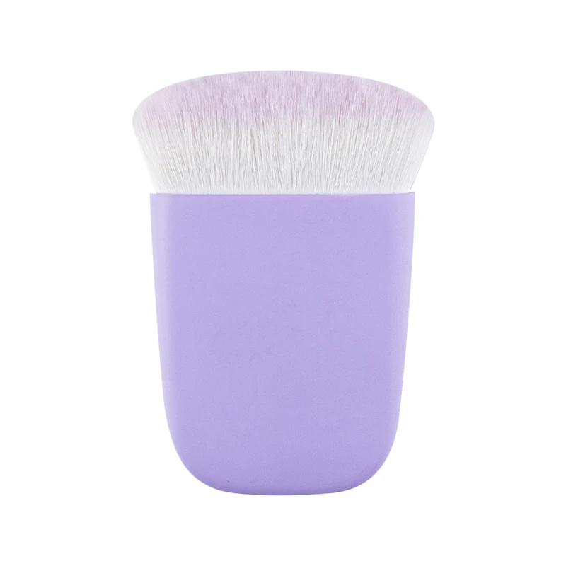 Single Makeup Brush Purple Flat  Blush Brush Beauty Tools Professional Customized Logo