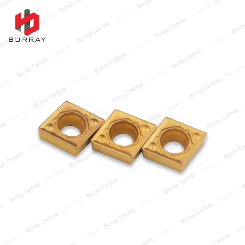 High Performance CCMT060204-HQ Tungsten Carbide Indexable Turning Insert with CVD Coating