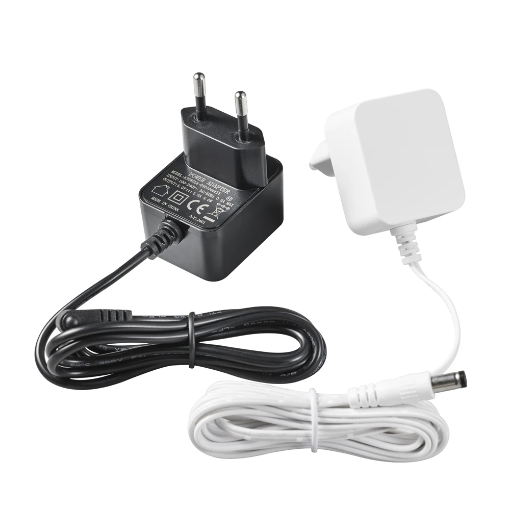 6W 5V 1A   6V 1A   12V 0.5A  CE RoHS  Power Adapter DC Cable DC Adapter Wall Mount Power Supply Adapter