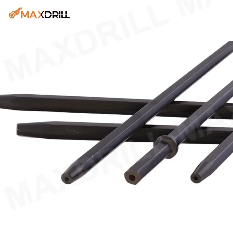 Maxdrill 2023 заводская цена топ перфоратор инструменты 6 градусов 1600 мм коническая дрель стержень для камня