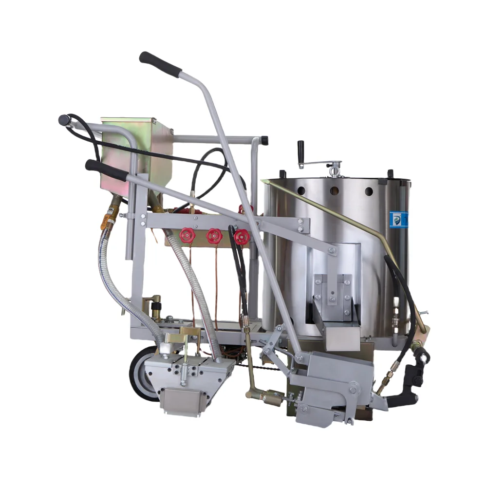 Portable Thermoplastic road marking machine Hand push hot melt line road marking machine