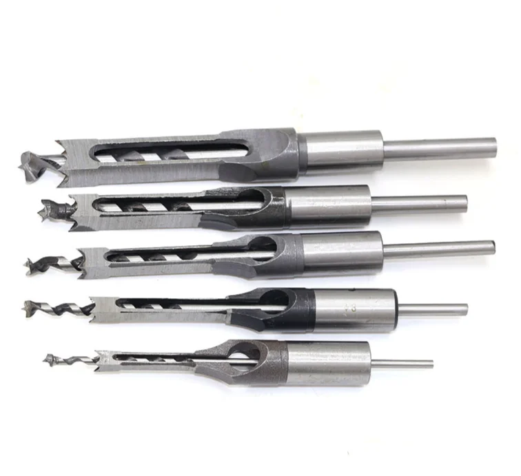 6/8/10/12/14/15/16/18/19/20/22/26/30mm per set Metal Material Wood Square drill bits  Drill Bit for Wood Square Hole Drilling