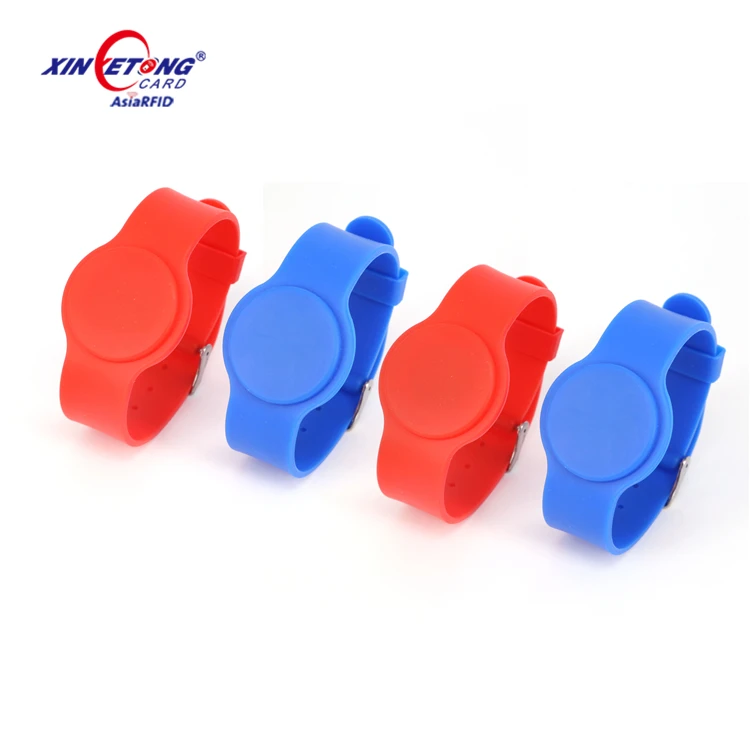 ISO14443A RFID Wristbands Adjustable Ultralight C Silicone NFC Bracelet