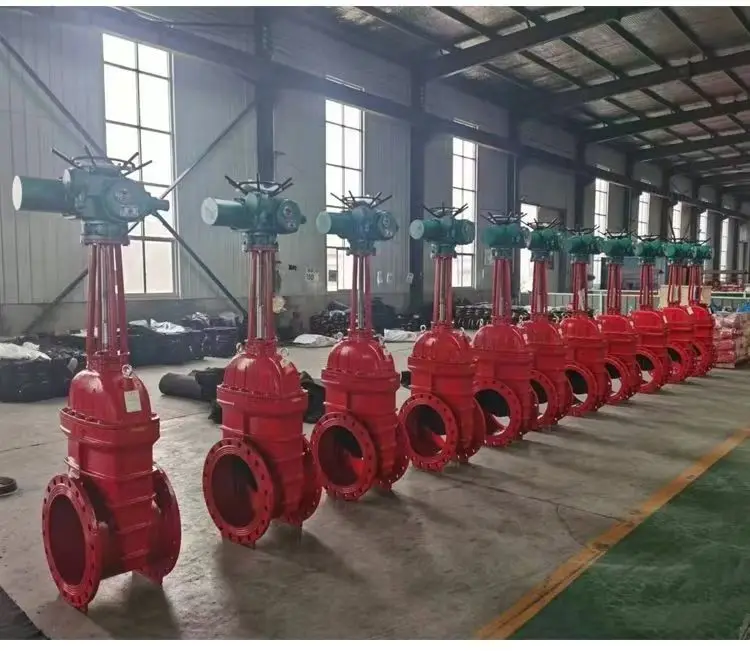 flanged cast iron dark rod soft seal elastic seat seal gate valve water special national standard size thickened valve body