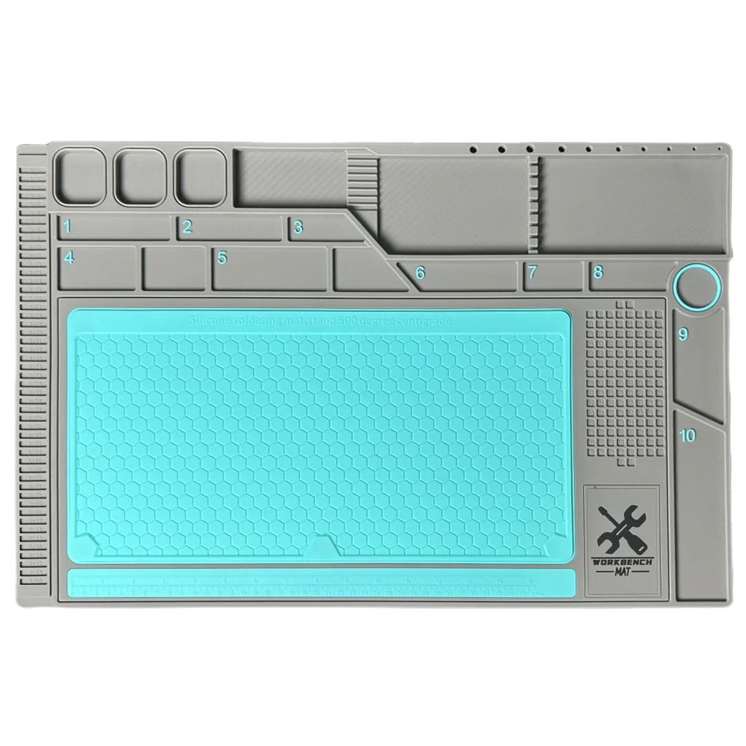Custom Print Moe Work Workbench Rubber Mat Pad Soft PVC Soldering Mat Phone Repair Desk Mat