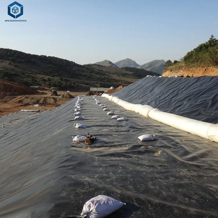 BPM Geosynthetics Waterproof Reinforced Antierosion Geomembrane Sheets for Landfill Project