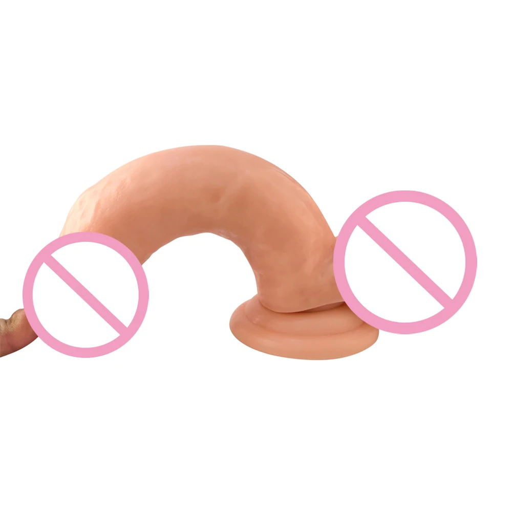 2023 American Hot-selling PVC Huge Realistic Dildo With Powerful Sucker Real Glans and Raised Testicle Vaginal G-spot Anal Dildo