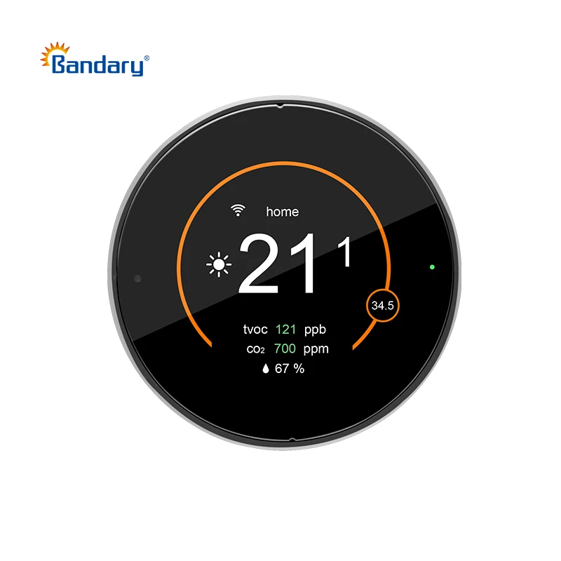 Rotating Adjustment 2/3 Wires Motorized Valve Heat Pump Digital Thermostat for Air Conditioner