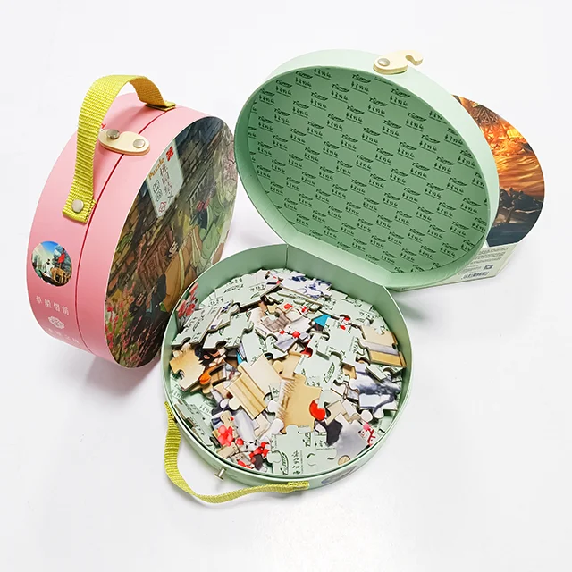 Бесплатные образцы пользовательских 100 500 частей головоломки развивающая игрушка для детей Красочные взрослых