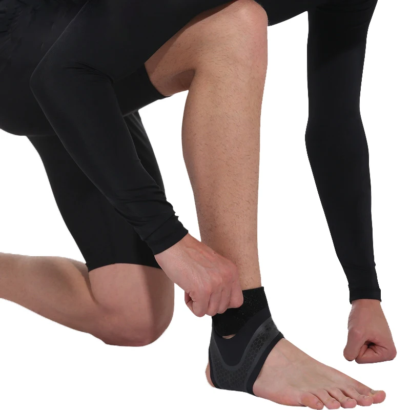 2022 Hot-sale Adjustable Ankle Protector Light weight Double pressure ankle brace  elastic neoprene orthopedic ankle brace