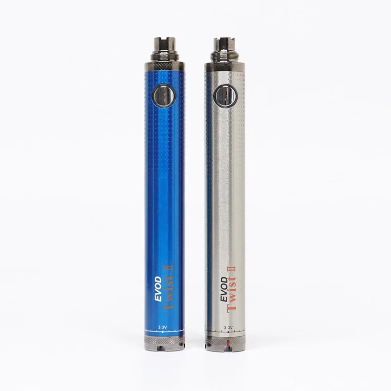 2021 hot Seller 510 CBD 1600mah Battery Adjust Voltage EVOD Twist II Cartridge Battery