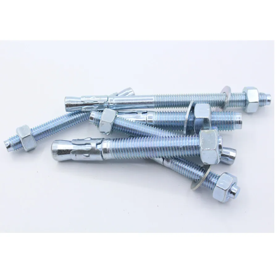 304 stainless steel Expansion screw wedge anchor through bolt M6 M8 M10 M12 M16 expansion screw expansion screw expansion bolt